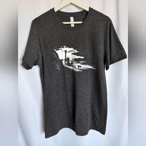 Planet of the Apes Bella + Canvas Graphic Men's Charcoal Medium T-Shirt